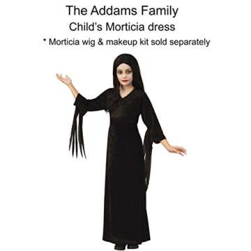 Rubies Girl's Addams Family Animated Movie Morticia Costume, Medium
