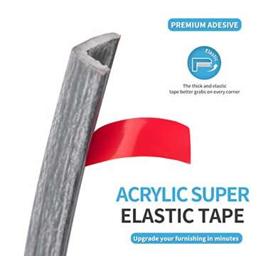 Art3d Vinyl Corner Trim - Safety & Style Combined