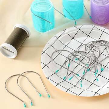 Fiewmay 20pcs Hot Roller Replacement Clips - Durable and Organized