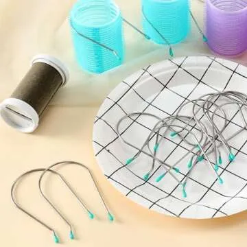 Fiewmay 20pcs Hot Roller Replacement Clips - Durable and Organized