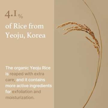 I'm from Rice Mask 3.88 Oz, Gentle Exfoliating Wash Off Facial Mask for Dull, Rough Skin, Pore Clearing, Remove Dead Skin Cells, Uneven Skin Tone, Smooth Skin, Moiustirinzg, Radiant