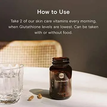 Moon Juice SuperBeauty | Natural Beauty Supplement for Skin | Beauty Vitamins with Antioxidants Glutathione, Vitamin C & Vitamin E | 30 Serving