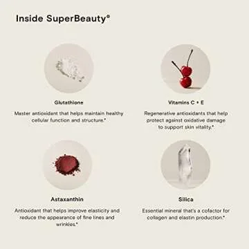 Moon Juice SuperBeauty | Natural Beauty Supplement for Skin | Beauty Vitamins with Antioxidants Glutathione, Vitamin C & Vitamin E | 30 Serving