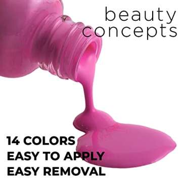 Beauty Concepts Nail Polish Set for Vibrant Nail Colors