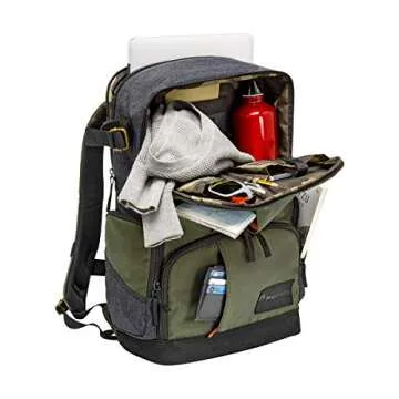 Manfrotto MB MS-BP-IGR Medium Backpack for DSLR Camera & Personal Gear (Green)