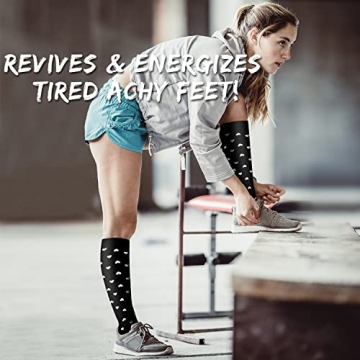 Copper Compression Socks - 6 Pairs for Optimal Support