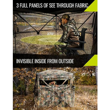 TIDEWE Portable Hunting Blind with 270-Degree View