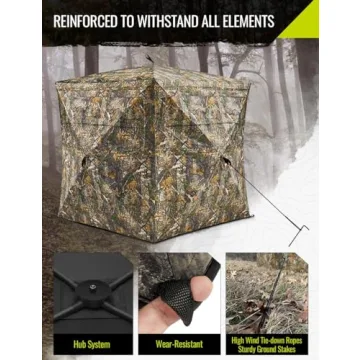TIDEWE Portable Hunting Blind with 270-Degree View