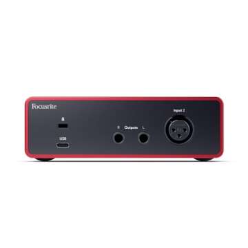 AudioDeluxe Scarlett Solo 4th Gen USB Audio Interface