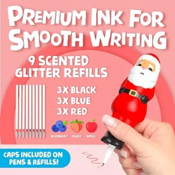BUNMO Cute Gel Pens for Kids - Plush Designs & Refills