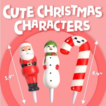 BUNMO Cute Gel Pens for Kids - Plush Designs & Refills