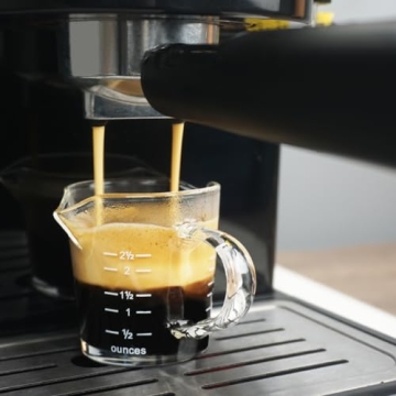 Espresso Shot Glass 70ML Heat-Resistant Double Spout