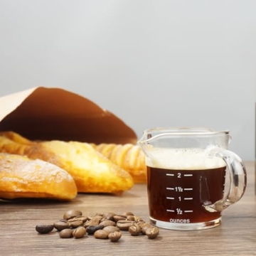 Espresso Shot Glass 70ML Heat-Resistant Double Spout