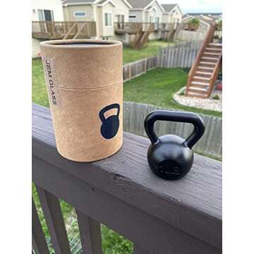 1lb bottle opener - Shaped like a kettlebell - Unique and functional bottle opener for gym buffs and fitness enthusiasts