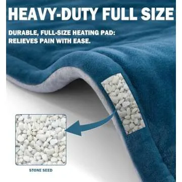 Heating Pad for Neck and Shoulder, 2lb Weighted Neck Heating Pad for Pain Relief, Valentines Day Birthday Christmas Gifts for Women Men Mom Dad, Mothers Day Gifts, 6 Heat Settings Auto-Off Home Office