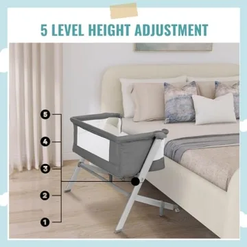 Dream On Me Skylar Bassinet & Bedside Sleeper