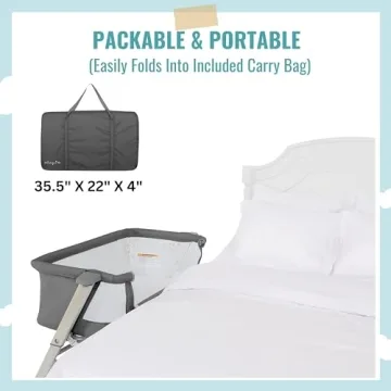 Dream On Me Skylar Bassinet & Bedside Sleeper