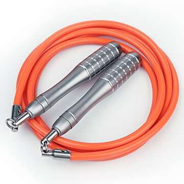 HereRope Weighted Jump Ropes for Women & Men, 1LB Adjustable Heavy Jump Ropes, Durable Jump Rope Weighted, Best for Fitness, High-Intensity Strength Workouts, crossfit, Boxing