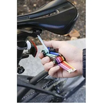 Kikkerland Rainbow 7-in-1 Multi-Tool, Compact & Durable Tool Set