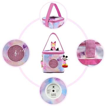 Carrying Case for Tonie Figures and Toniebox, Organizer for Toniebox Starter Set, Transport and Storage Bag for Kids Creative Tonie Characters,