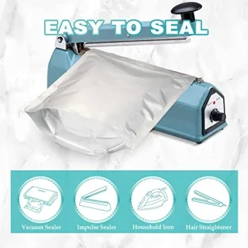 Mylar Bags for Food Storage - Durable & Resealable