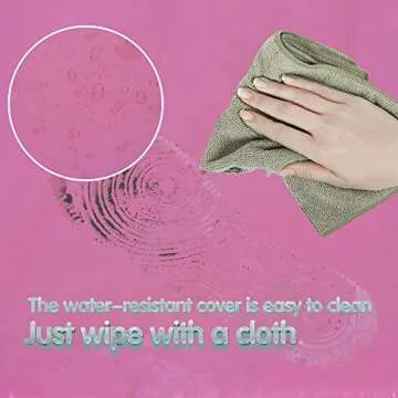 4'x10'x2" Thick Folding Panel Gymnastics Tumbling Mat Gym Fitness Exercise, Pink…