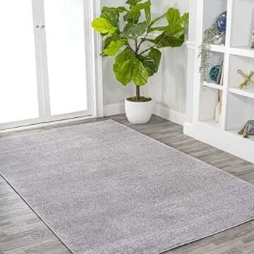 JONATHAN Y Haze Solid Low-Pile Area Rug - Modern Comfort