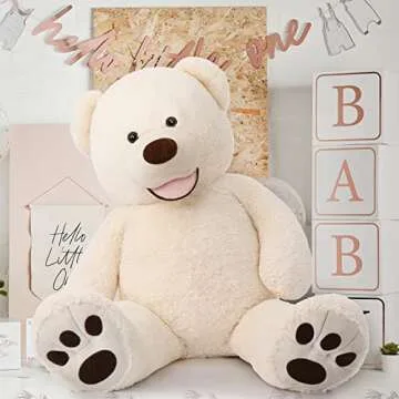 MorisMos 51 Inch Giant Teddy Bear - Soft & Cuddly