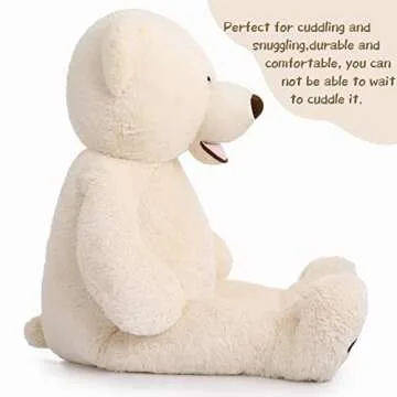MorisMos 51 Inch Giant Teddy Bear - Soft & Cuddly