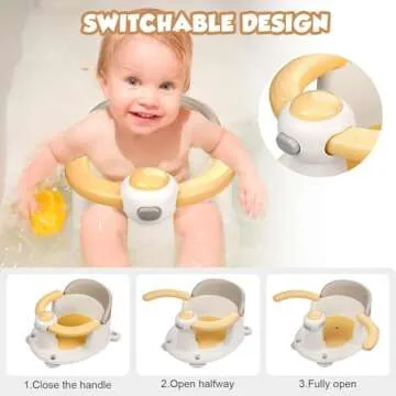 Babyally Baby Bath Seat for Infants and Toddlers