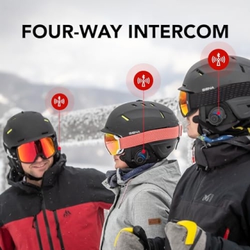 Sena Latitude S1 Bluetooth Snow Helmet - High-Quality Communication