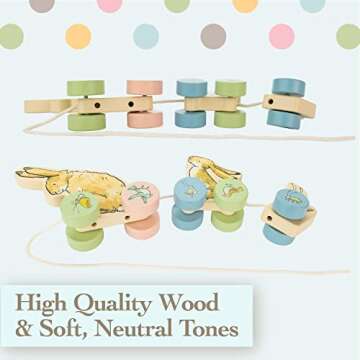 Guess How Much I Love You Wooden Pull Toy for Toddlers