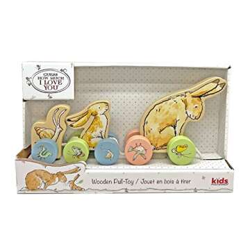 Guess How Much I Love You Wooden Pull Toy for Toddlers