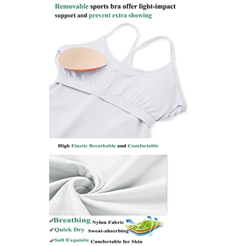 Comfortable Women's Tennis Dress with Built-in Shorts