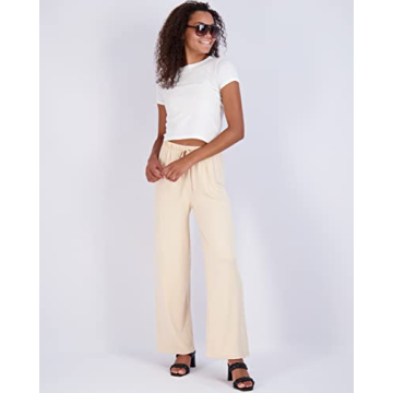 Comfy Women's Wide Leg Pajama Pants 3 Pack for All-Day Wear