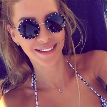 HPIRME Vintage Round Sunglasses for Men and Women - UV400