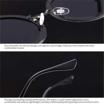 HPIRME Vintage Round Sunglasses for Men and Women - UV400