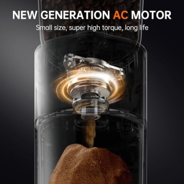 SOWTECH Anti-static Conical Burr Coffee Grinder 38 Settings