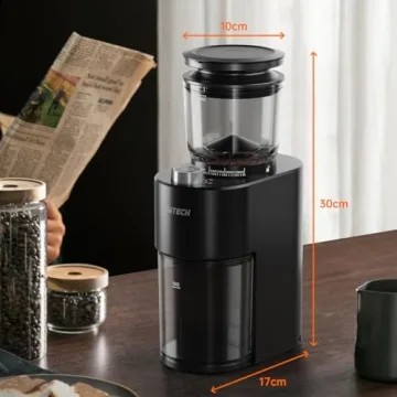 SOWTECH Anti-static Conical Burr Coffee Grinder 38 Settings