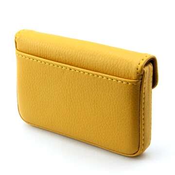 Stylish PDTXCLS PU Leather Business Card Holder - Magnetic Wallet