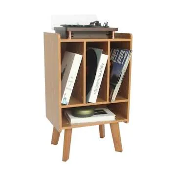 AWASEN Vinyl Record Stand for Music Lovers and Collectors