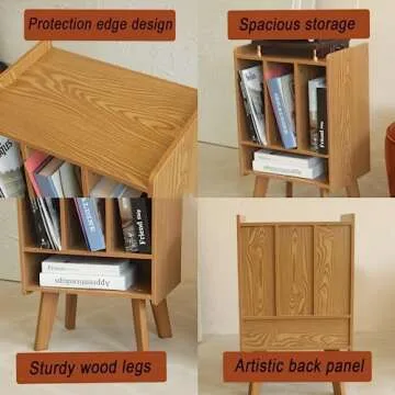 AWASEN Vinyl Record Stand for Music Lovers and Collectors