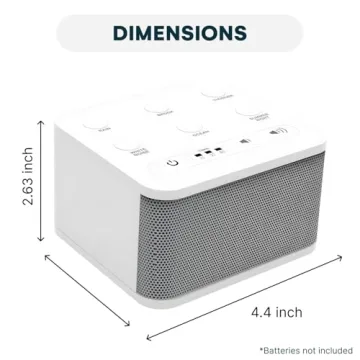 Big Red Rooster Noise Sleeping Machine - Kids White Noise Machine - Baby Soother with Rain and Nature Sounds - Portable Sound Machine for Sleeping, Noise Cancellation for Room or Office - 4x4x3 Inches