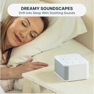 Big Red Rooster Noise Sleeping Machine - Kids White Noise Machine - Baby Soother with Rain and Nature Sounds - Portable Sound Machine for Sleeping, Noise Cancellation for Room or Office - 4x4x3 Inches