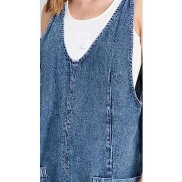 Free People Women's High Roller Jumpsuit in Sapphire Blue