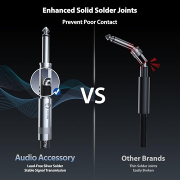 10 ft Guitar Cable 2 Pack with Neutrik Connectors