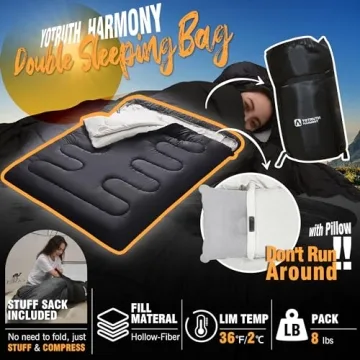 yotruth Double Sleeping Bag for Couples and Families