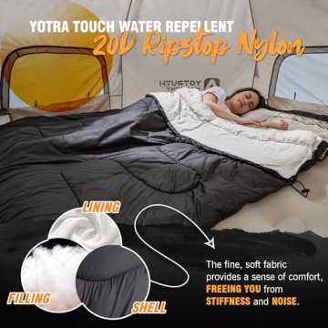 yotruth Double Sleeping Bag for Couples and Families