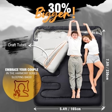 yotruth Double Sleeping Bag for Couples and Families
