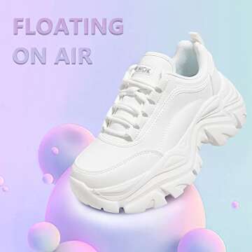 K KIP WOK Chunky Sneakers for Women Fashion Platform